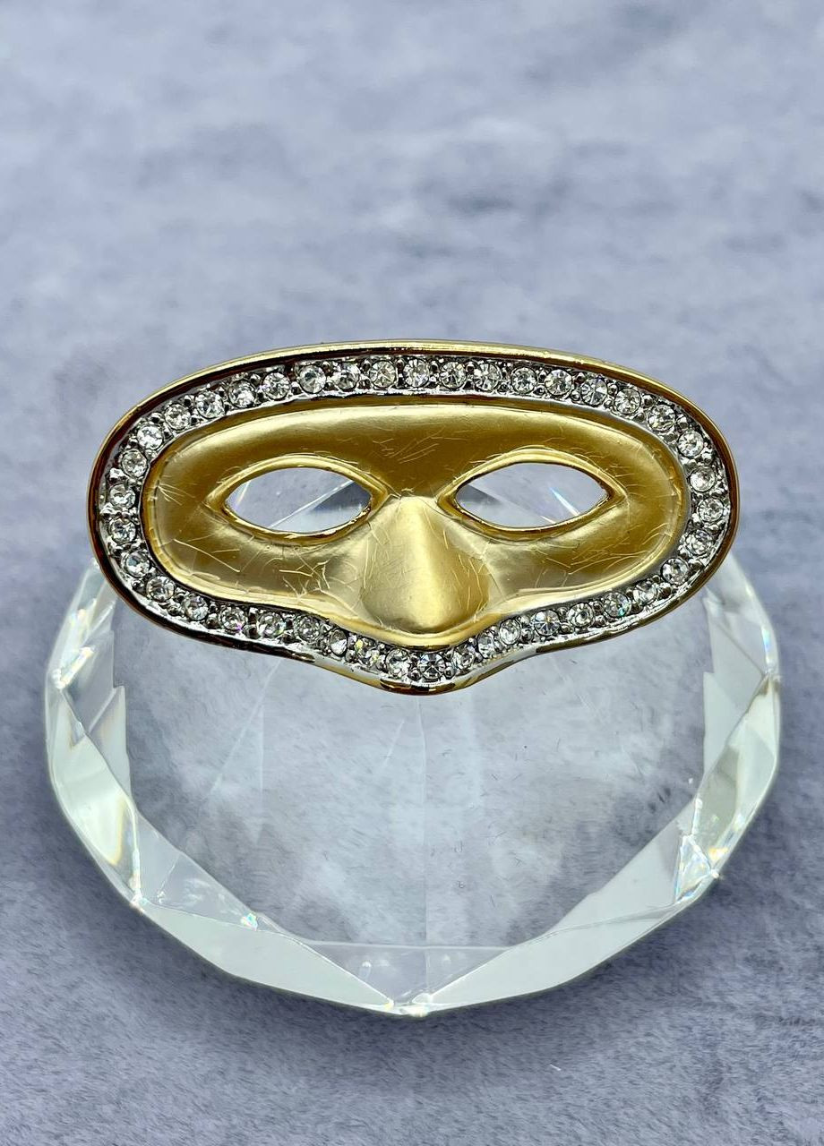 Брошка металева венеціанська маска No Brand (263948328)