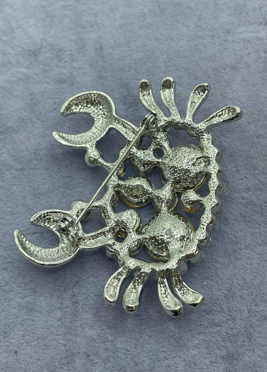 Брошка металлическая краб No Brand (263948296)