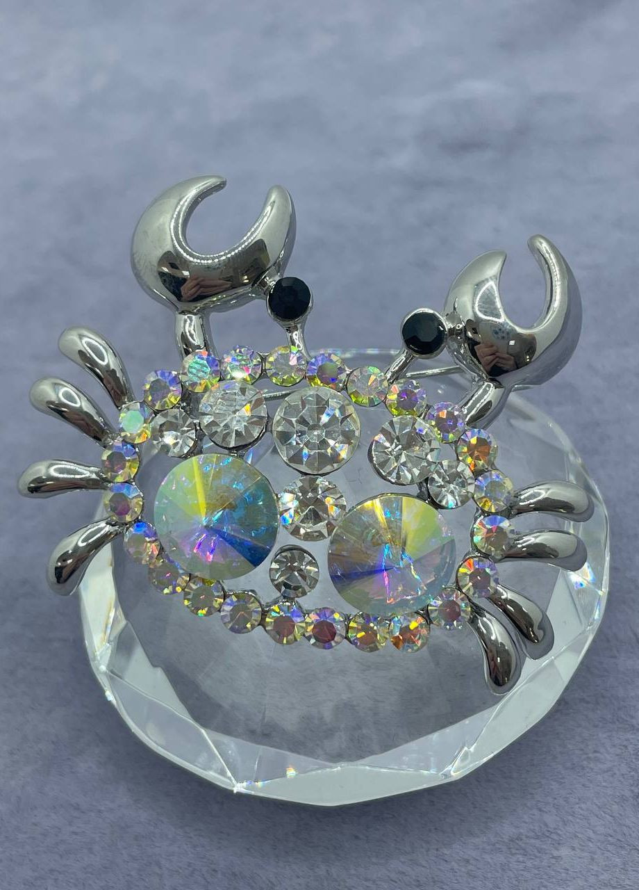 Брошка металлическая краб No Brand (263948296)