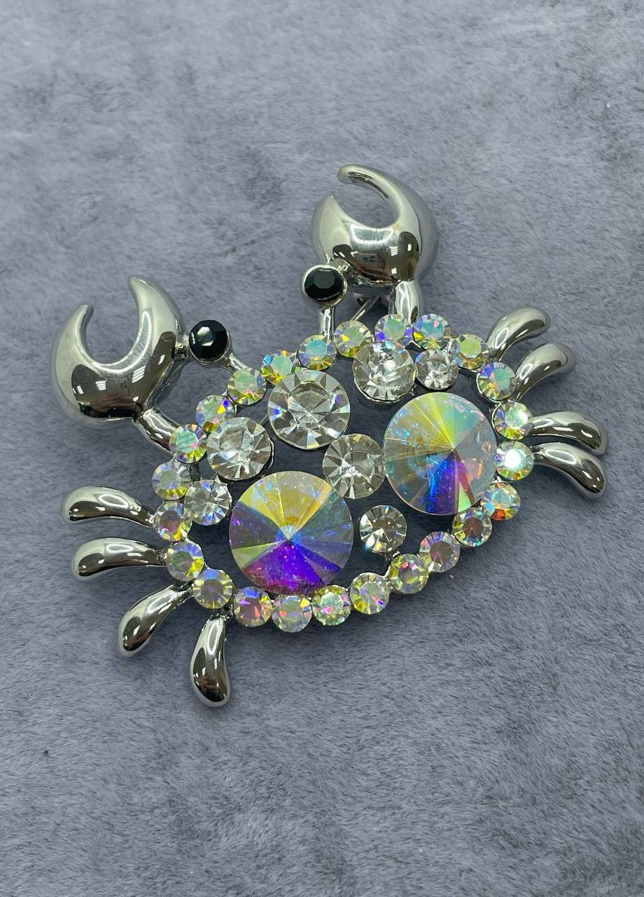 Брошка металлическая краб No Brand (263948296)