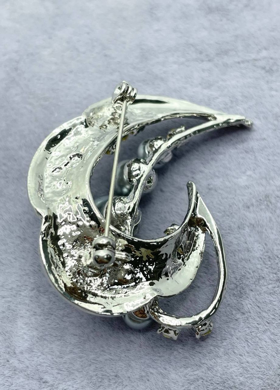 Брошка металева хвиля No Brand (263948258)