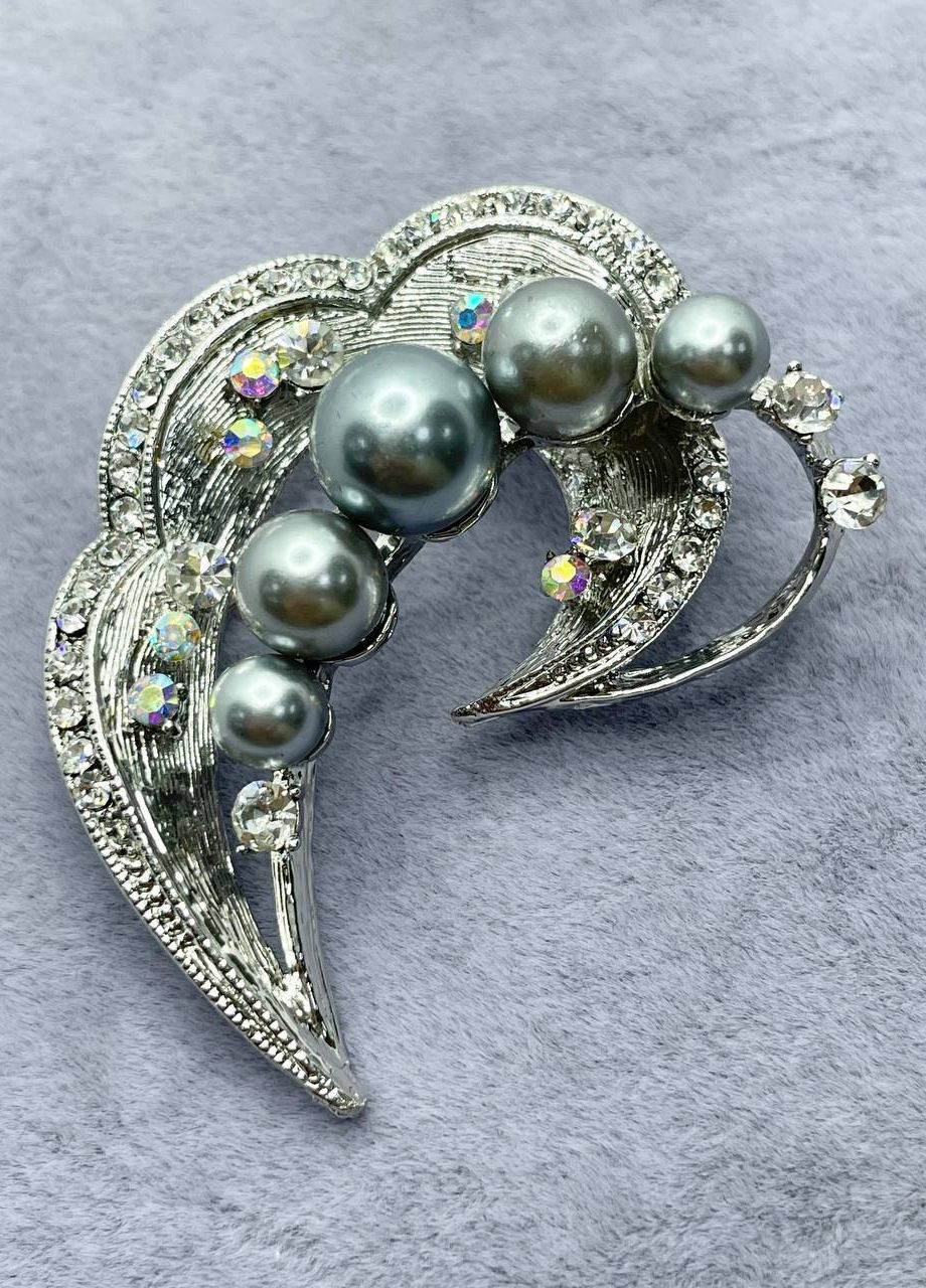 Брошка металева хвиля No Brand (263948258)