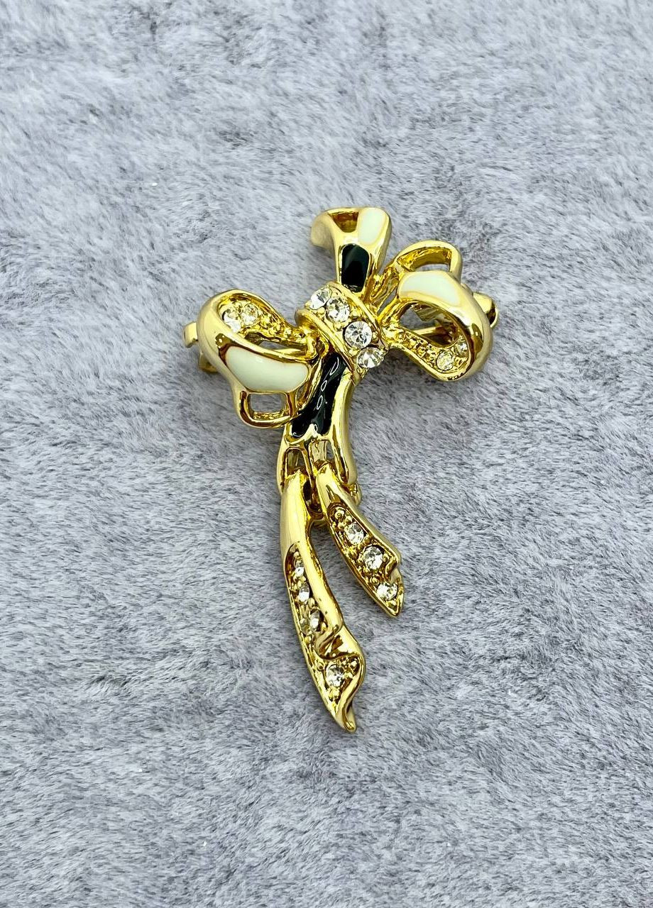 Брошка металлическая бантик No Brand (263948329)