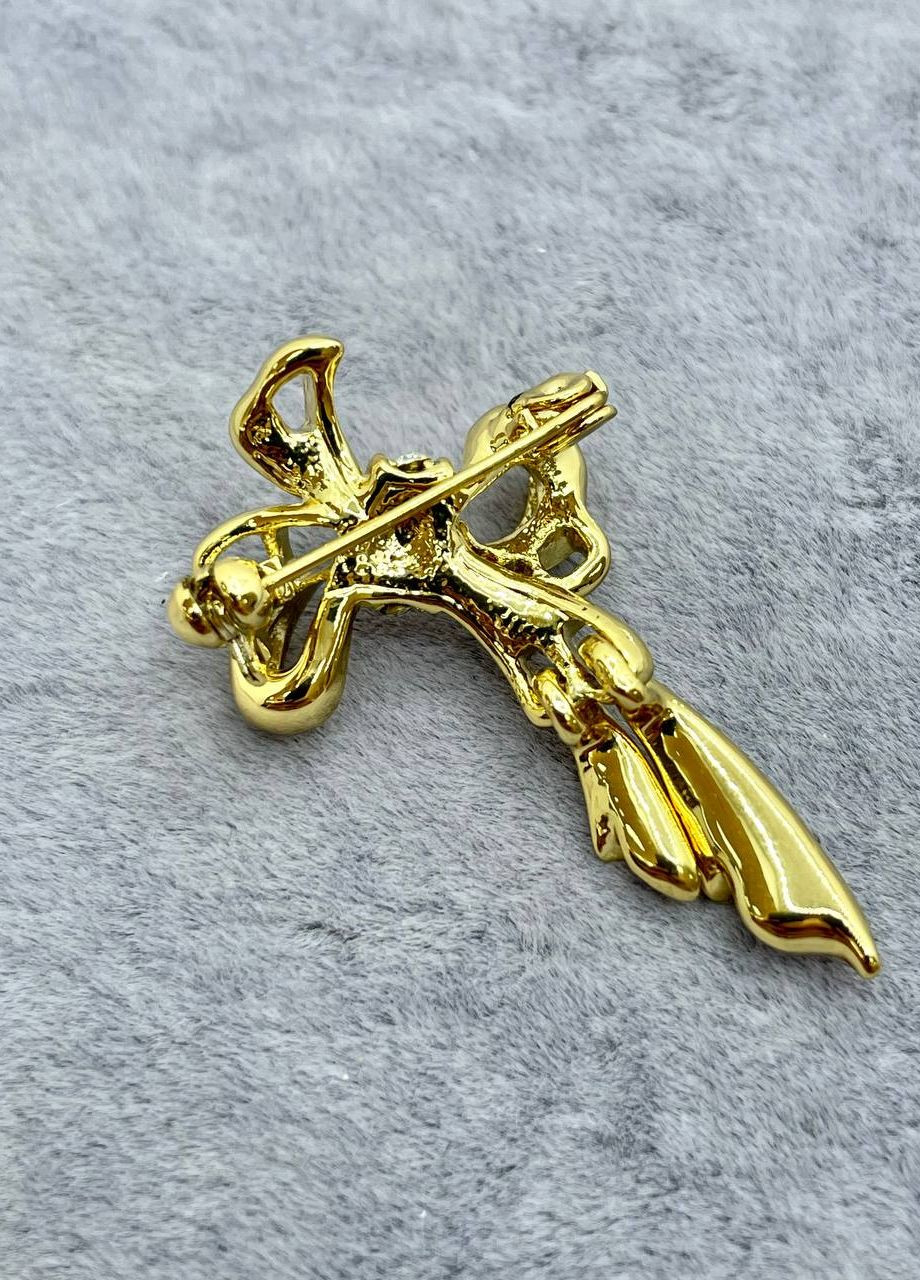 Брошка металлическая бантик No Brand (263948329)