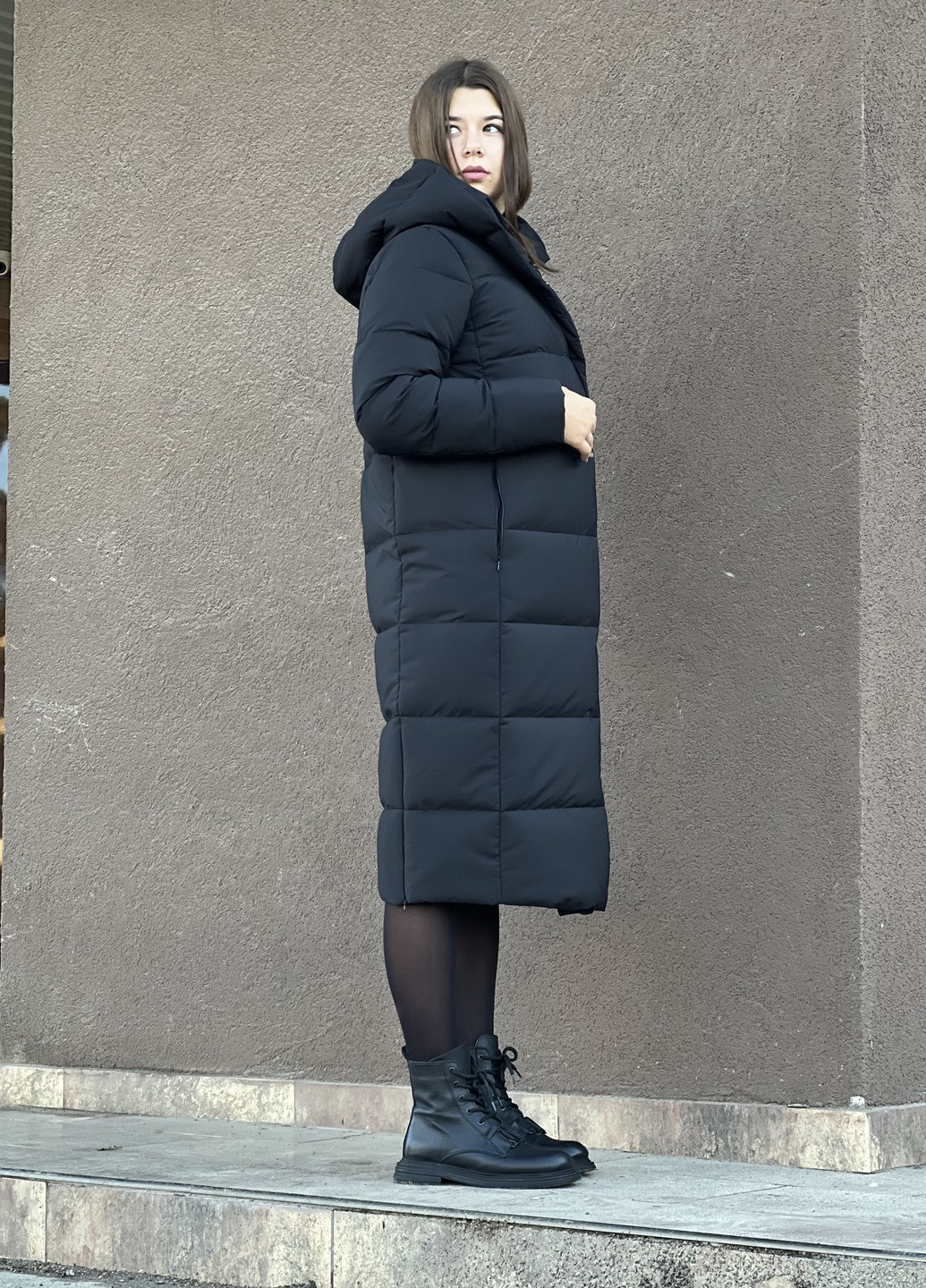 Чорна зимня куртка KTL&Kattaleya