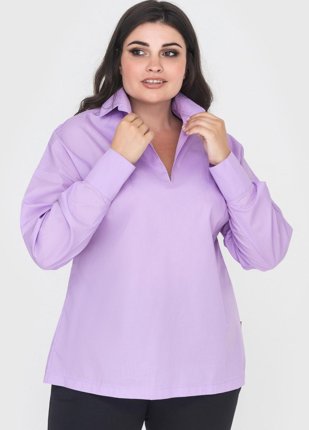 Фиолетовая демисезонная рубашка itidal Garne