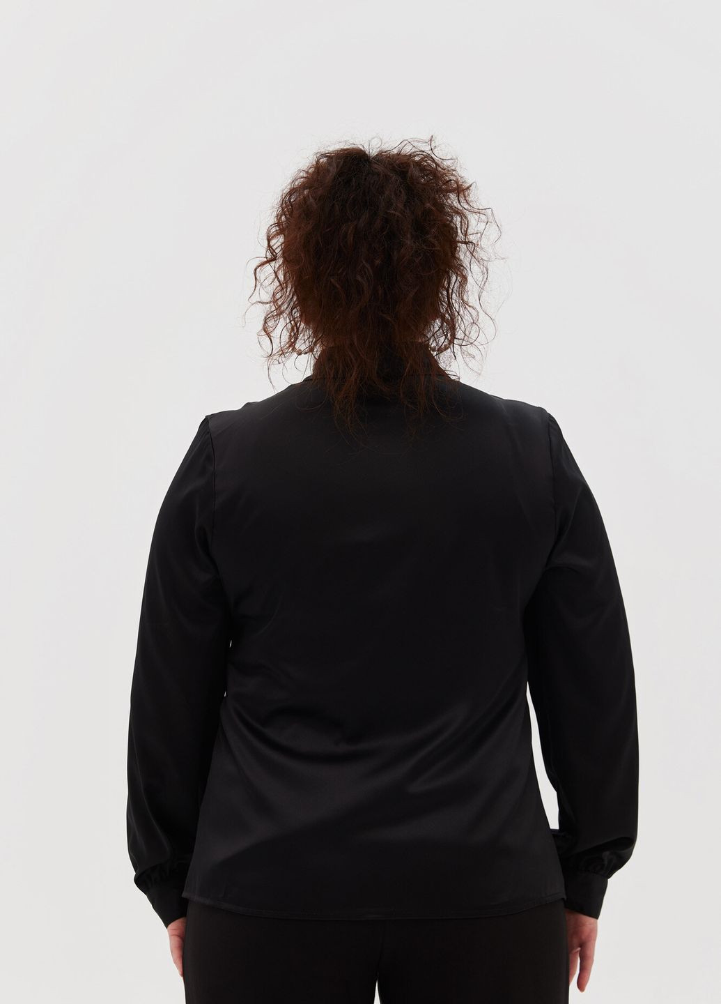 Черная демисезонная блуза aila Garne