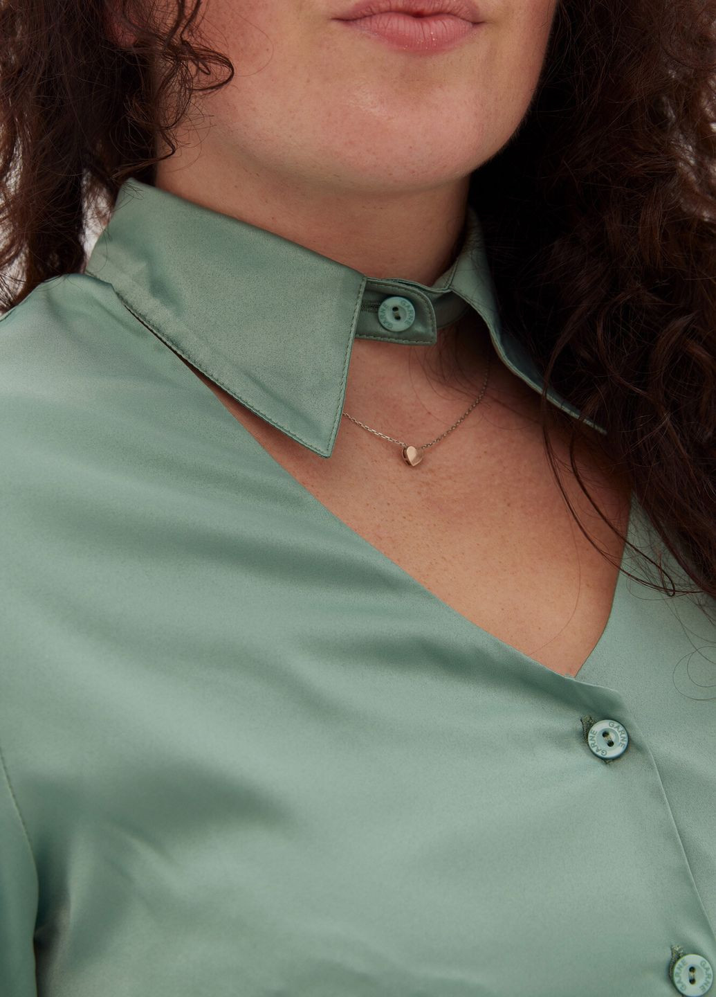 Зелена демісезонна блуза aila Garne