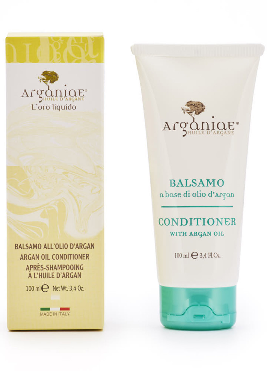 Кондиціонер для Всіх Типів Волосся L'oro Liquido з Аргановою Олією, Протеїнами та Пантенолом 100мл 0507 Arganiae (264074279)