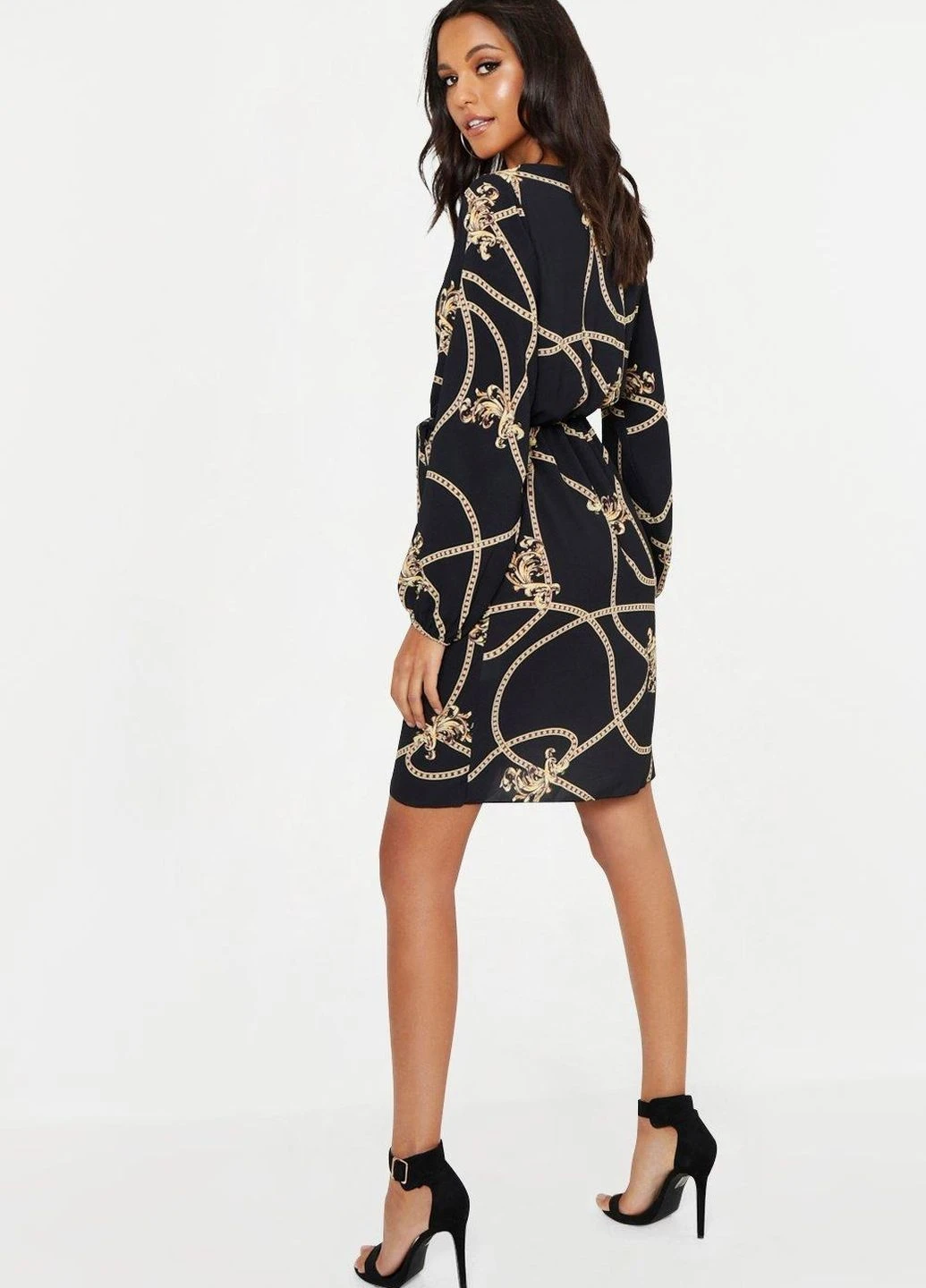 Черное платье Boohoo