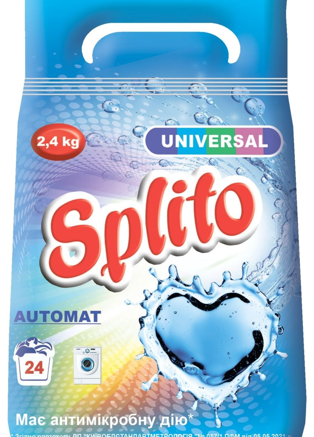 Безфосфатний порошок д/прання Universal автомат 2400г ТМ Splito (264075740)