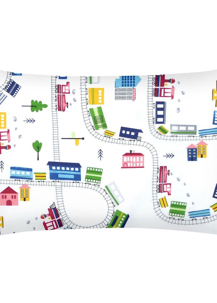 Підліткова постіль з простирадлом на резинці RAILWAY (4822052090534) Cosas (264189180)