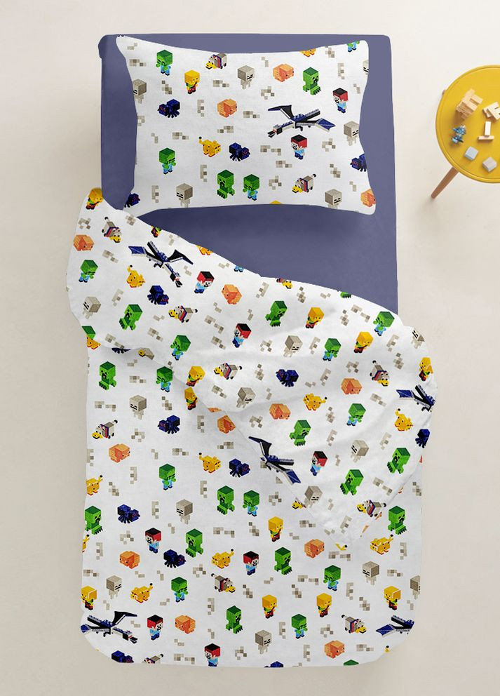 Подростковая постель с простыней на резинке MINECRAFT (4822052109007) Cosas (264189178)