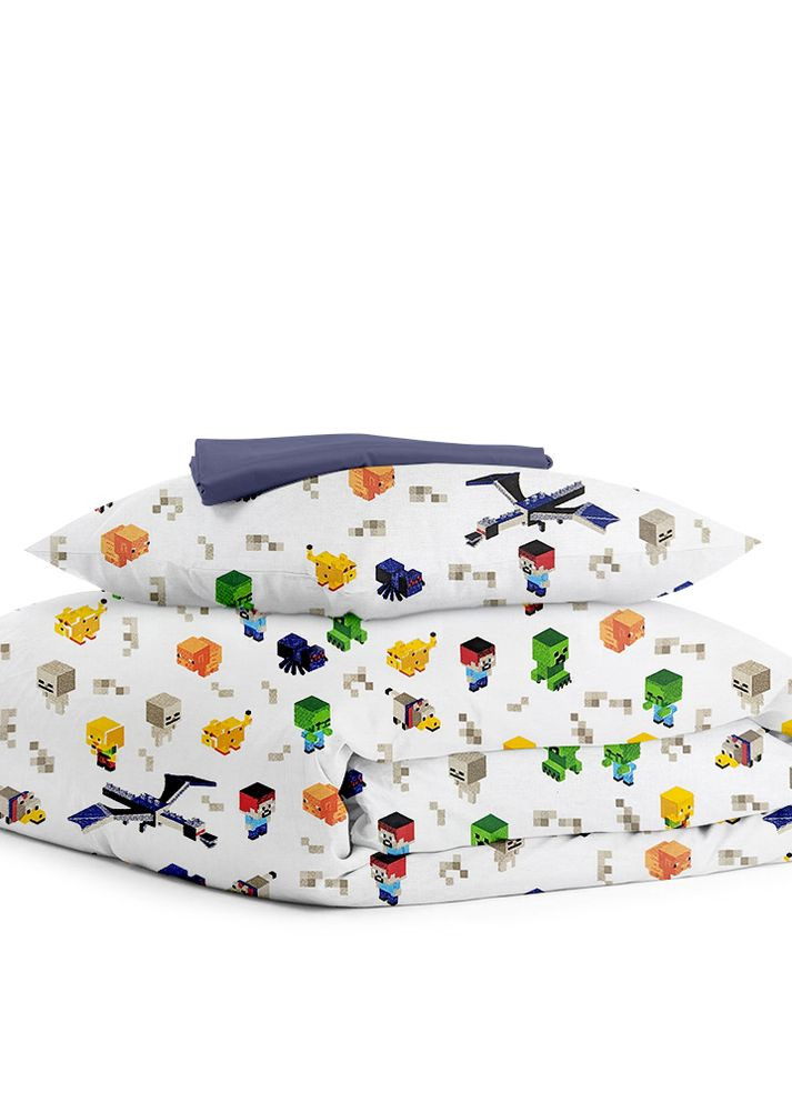 Подростковая постель с простыней на резинке MINECRAFT (4822052109007) Cosas (264189178)