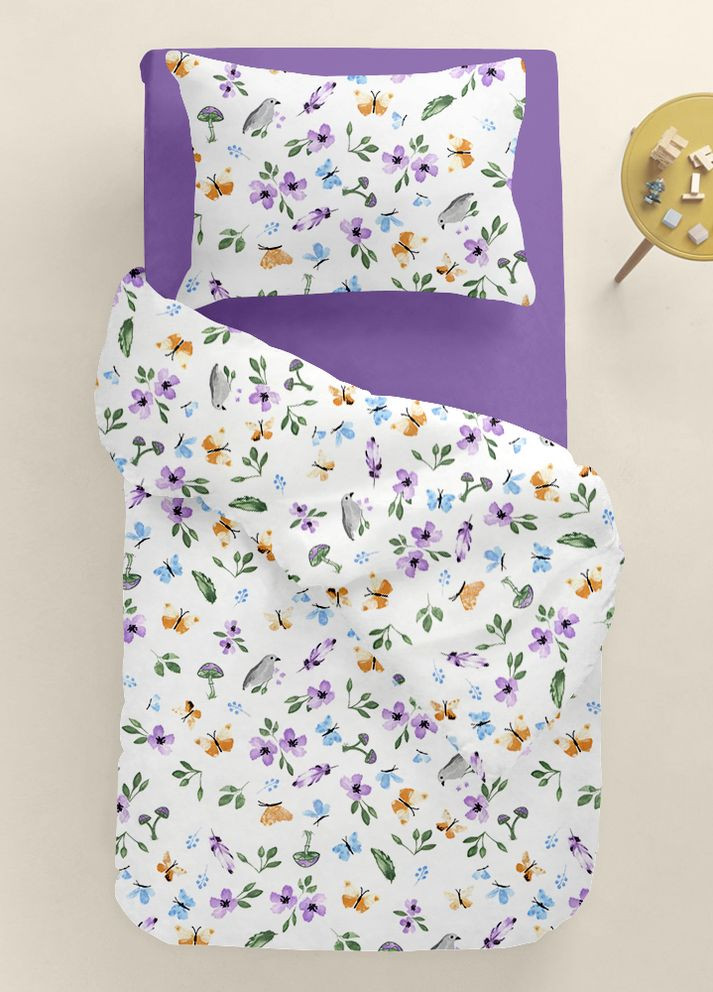 Підліткова постіль з простирадлом на резинці BIRDS (4822052193532) Cosas (264189188)