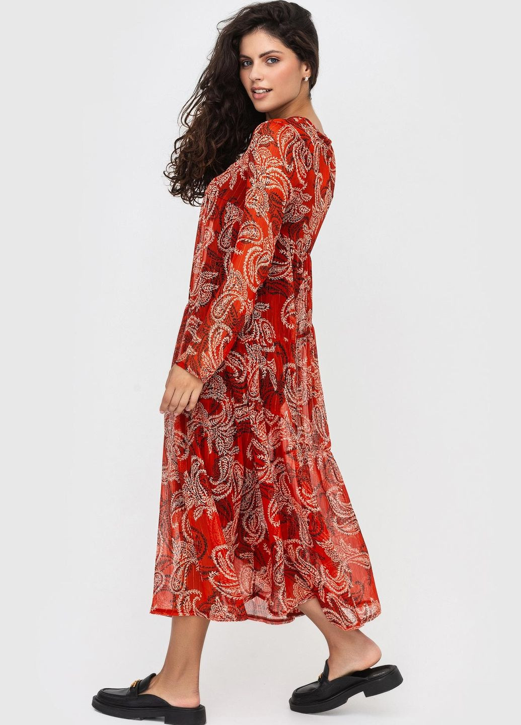 Красное кэжуал платье philicia Garne однотонное