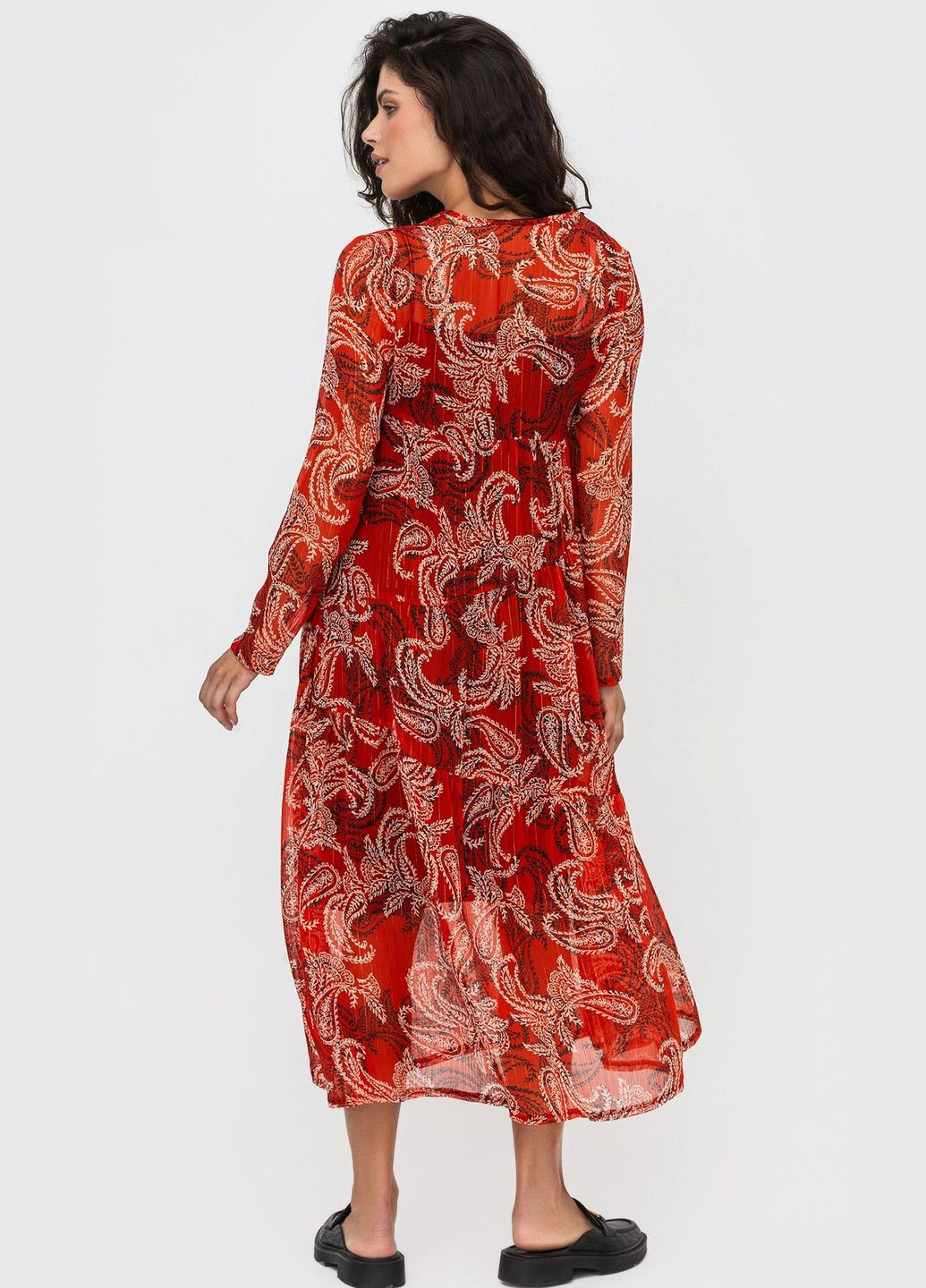 Красное кэжуал платье philicia Garne однотонное