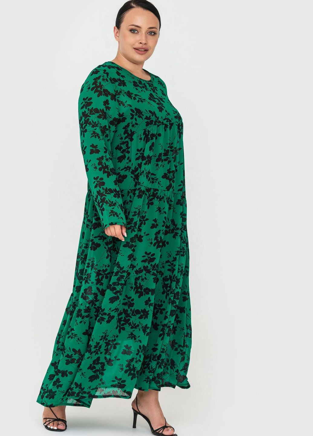 Зелена кежуал сукня philicia Garne однотонна