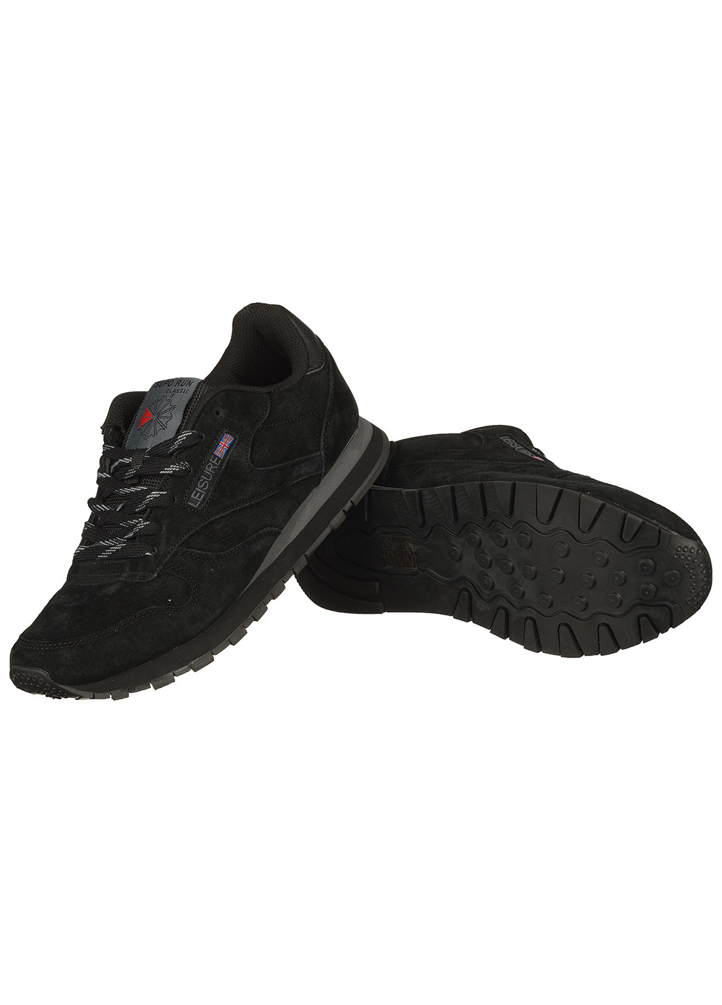 Черные демисезонные мужские кроссовки a2599-1 Supo