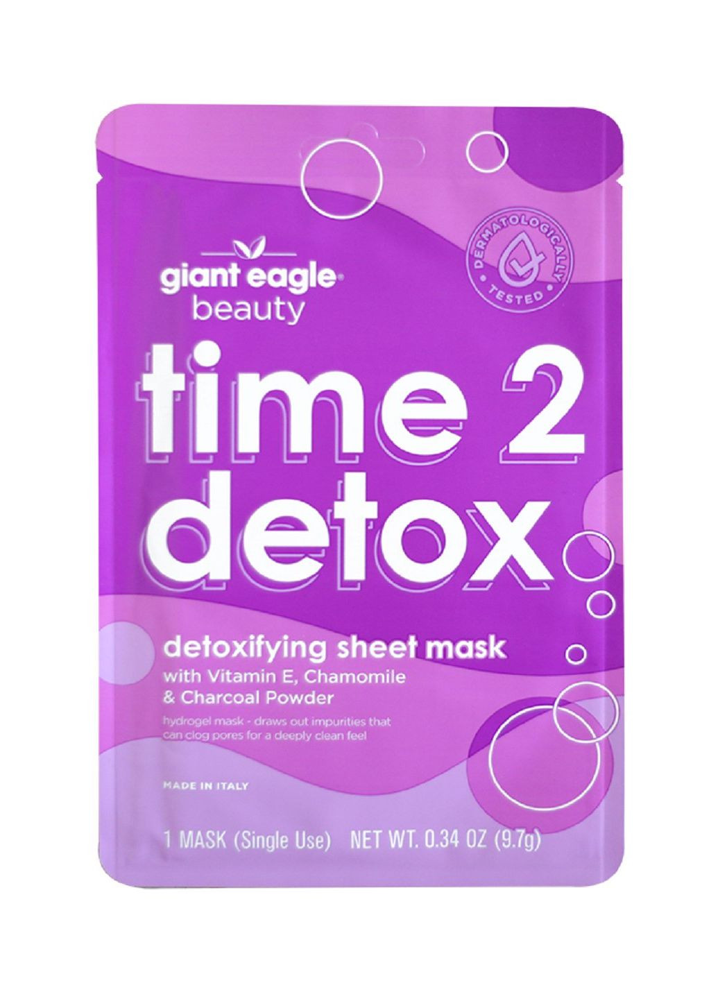 Листовая маска для лица Detox с ромашкой и витамином Е 1 шт Giant Eagle (264201353)
