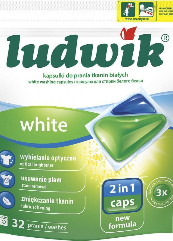 Капсулы для стирки для белого белья 32 шт. Ludwik (264295878)