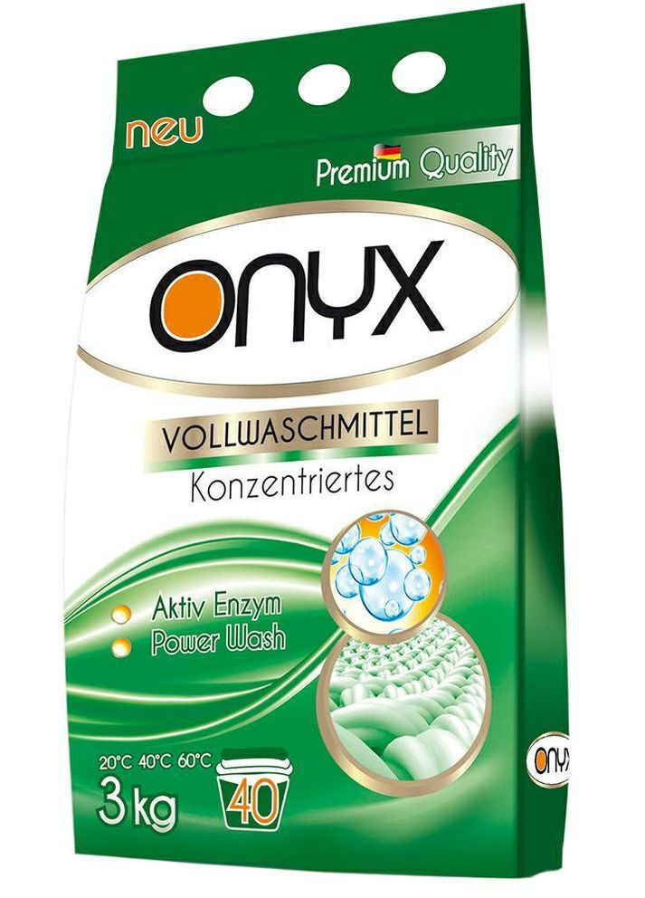 Стиральный порошок для белых/цветных вещей Volwaschmittel 3 кг Onyx (264295833)