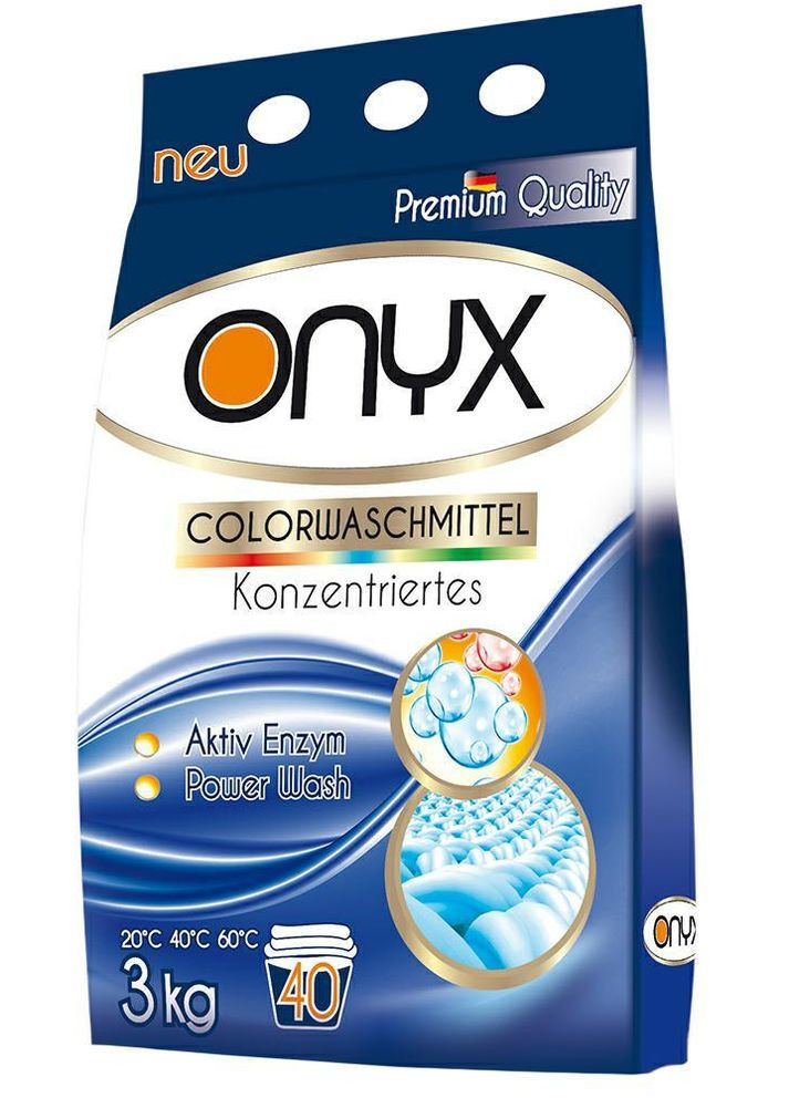 Пральний порошок для кольорового одягу Color 3 кг Onyx (264295830)