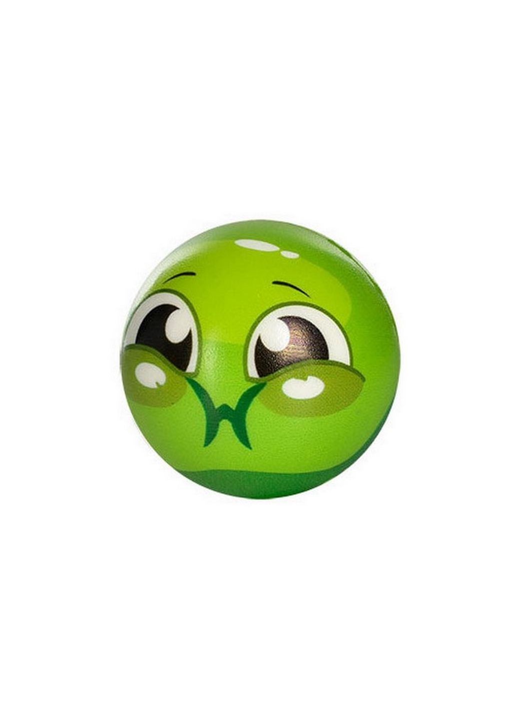 М'яч дитячий фомовий Смайл MS 3485 діаметр 6,3 см (Зелений) Bambi (264205167)