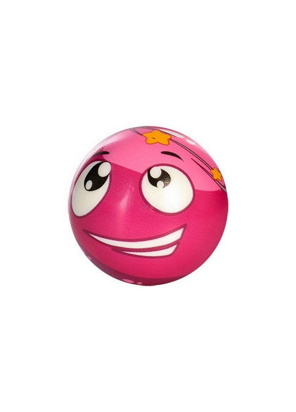 М'яч дитячий фомовий Смайл MS 3485 діаметр 6,3 см (Рожевий) Bambi (264205157)