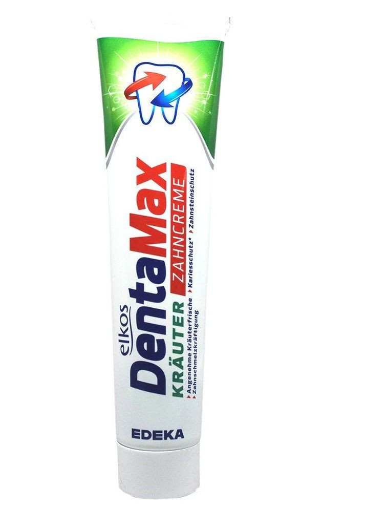Зубна паста DentaMax Krauter з натуральними травами 125 мл Elkos (264295842)