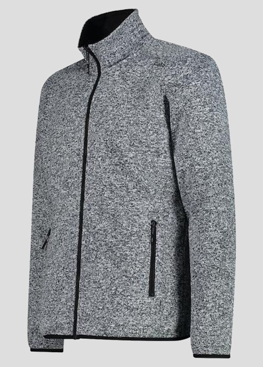 Черная демисезонная черная куртка 3 в 1 man jacket zip hood detachable CMP