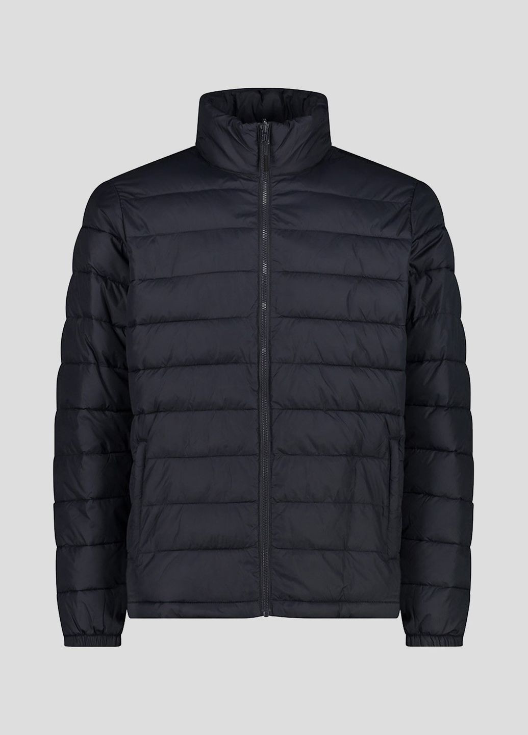 Серая демисезонная мужская серая куртка jacket zip hood detachable CMP