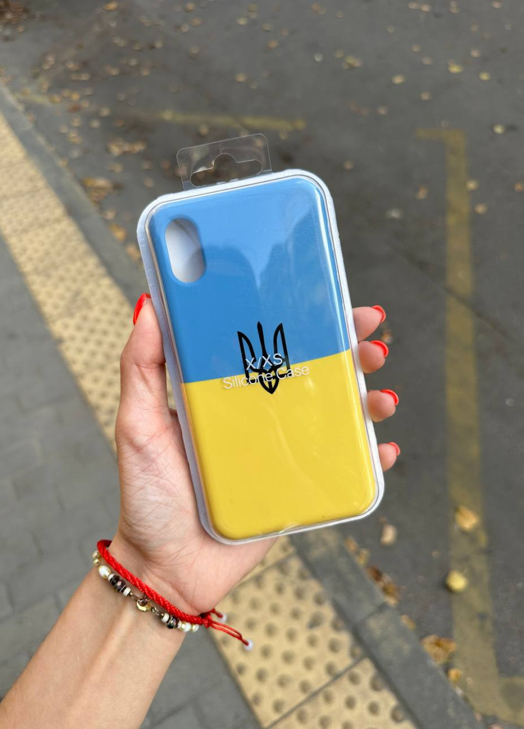 Чохол для iPhone Xs/X Silicone Ukraine Case No Brand (264307879)
