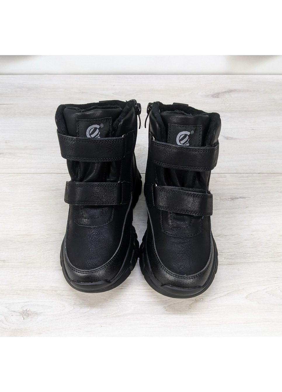 Черные повседневные зимние ботинки зимние для мальчика Clibee