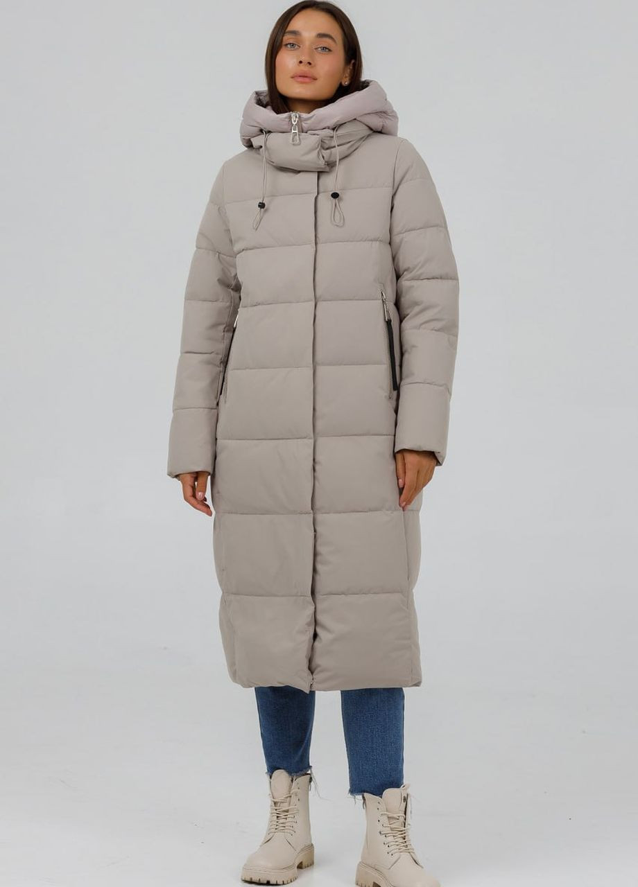 Молочная зимняя пуховик спорт шик молочный Fodarlloy