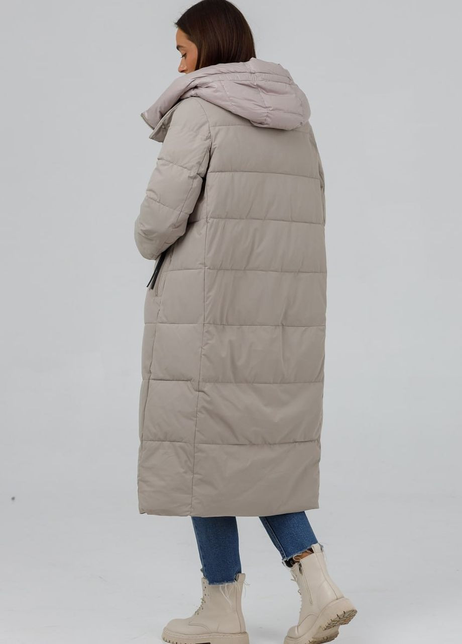 Молочная зимняя пуховик спорт шик молочный Fodarlloy