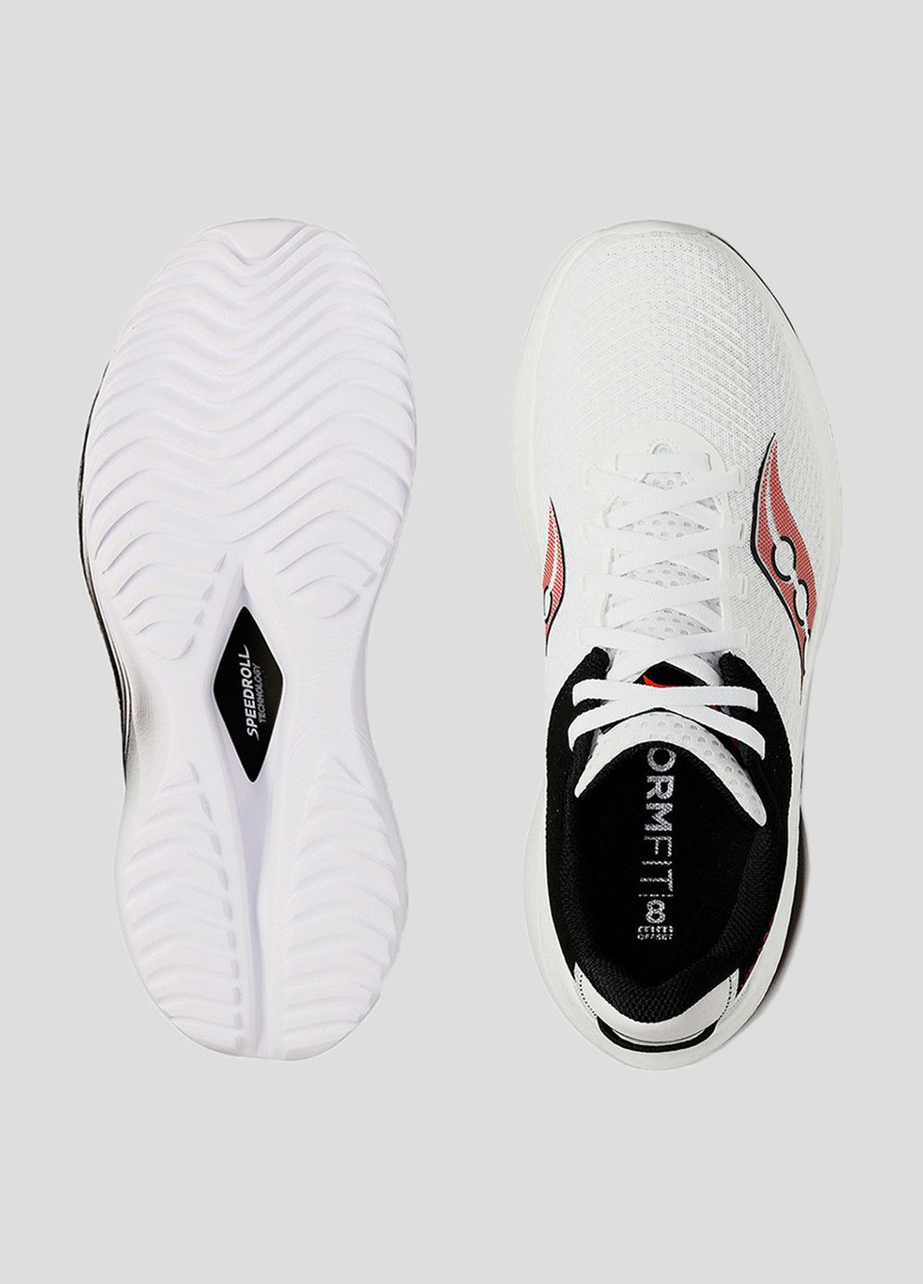 Белые демисезонные белые кроссовки для бега kinvara pro Saucony