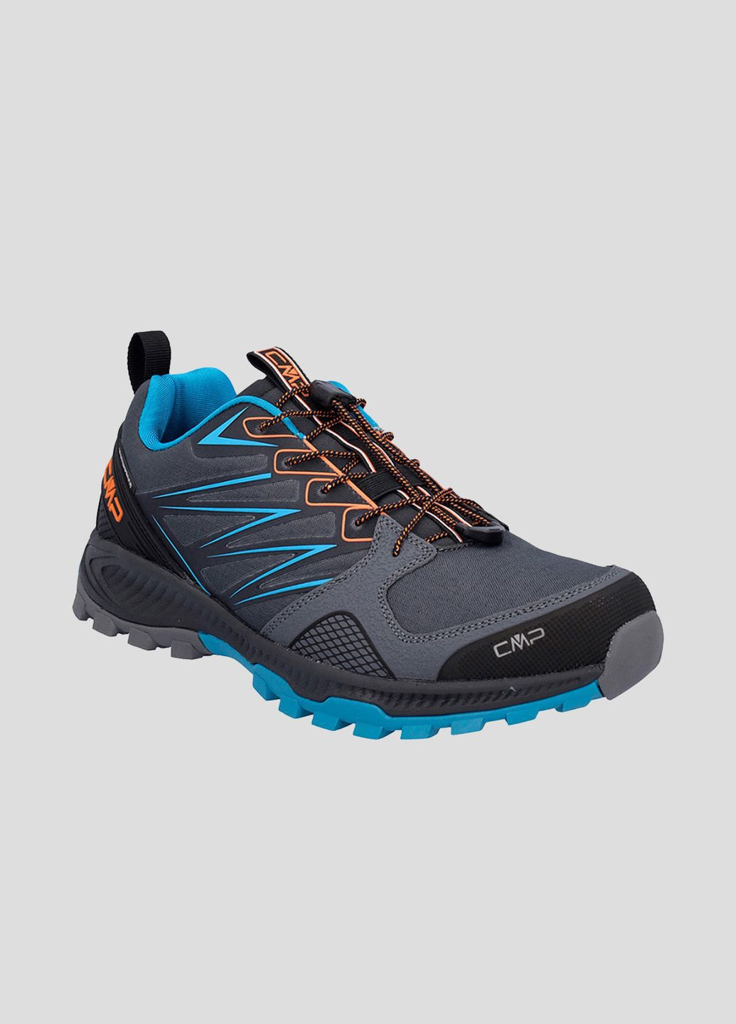 Серые демисезонные треккинковые кроссовки atik wp trail running shoes CMP
