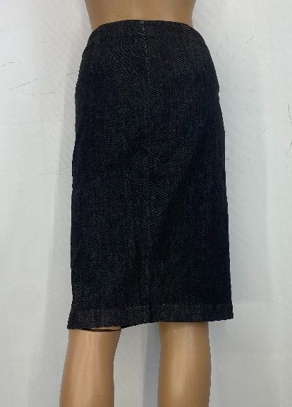 Черная джинсовая меланж юбка Ralph Lauren карандаш