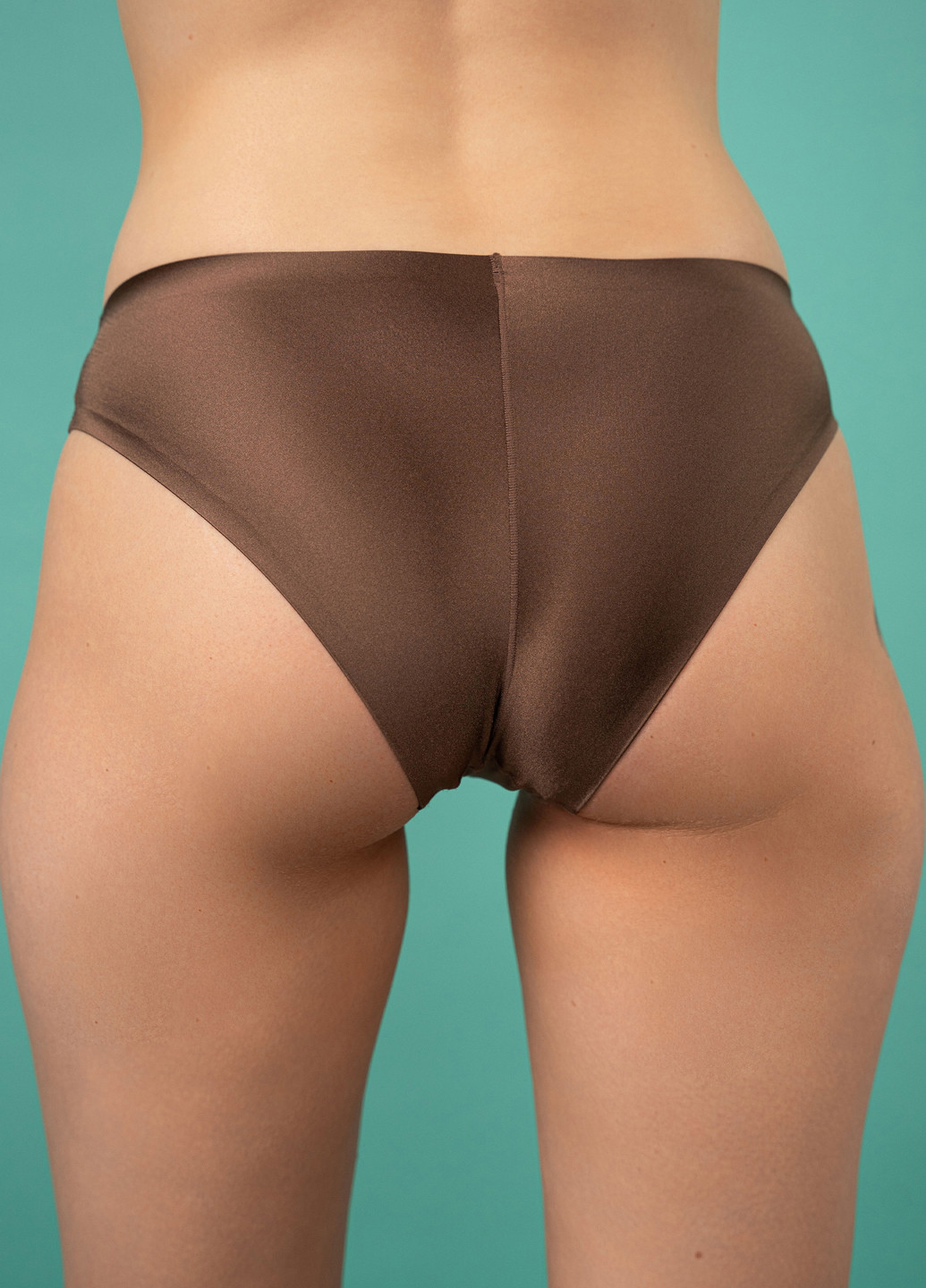 Трусики сліп темно-коричневий SLZ19802003 Brabrabra Кольоровий комфорт PRO (264306648)