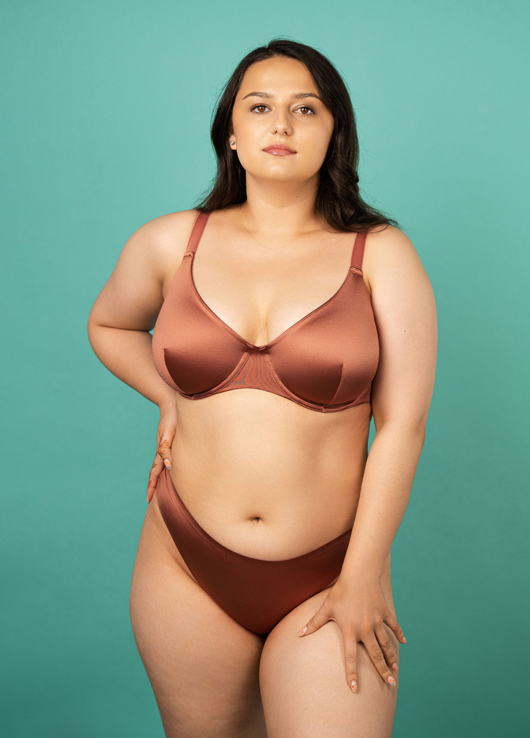 Трусики Стринги Цветной комфорт PRO Терракотовый SLZ23302121 Brabrabra Кольоровий комфорт PRO (264306710)