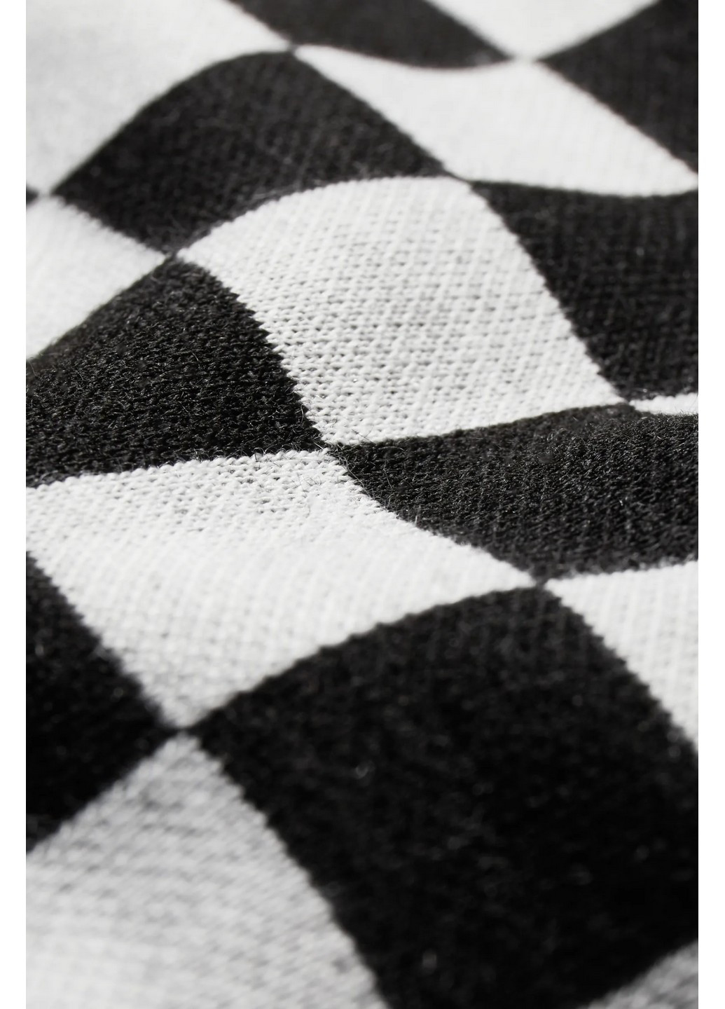 Черно-белая с геометрическим узором юбка C&A