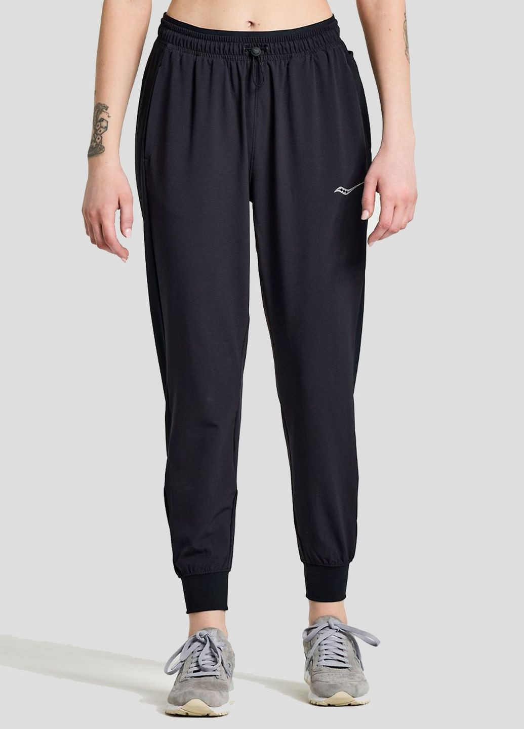 Черные спортивные брюки Boston Woven Pant Saucony (264387150)