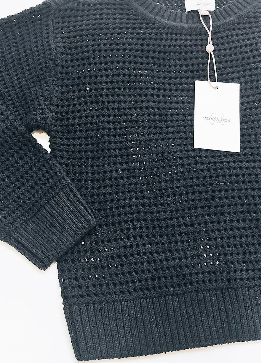 Чорний демісезонний светр Vero Moda