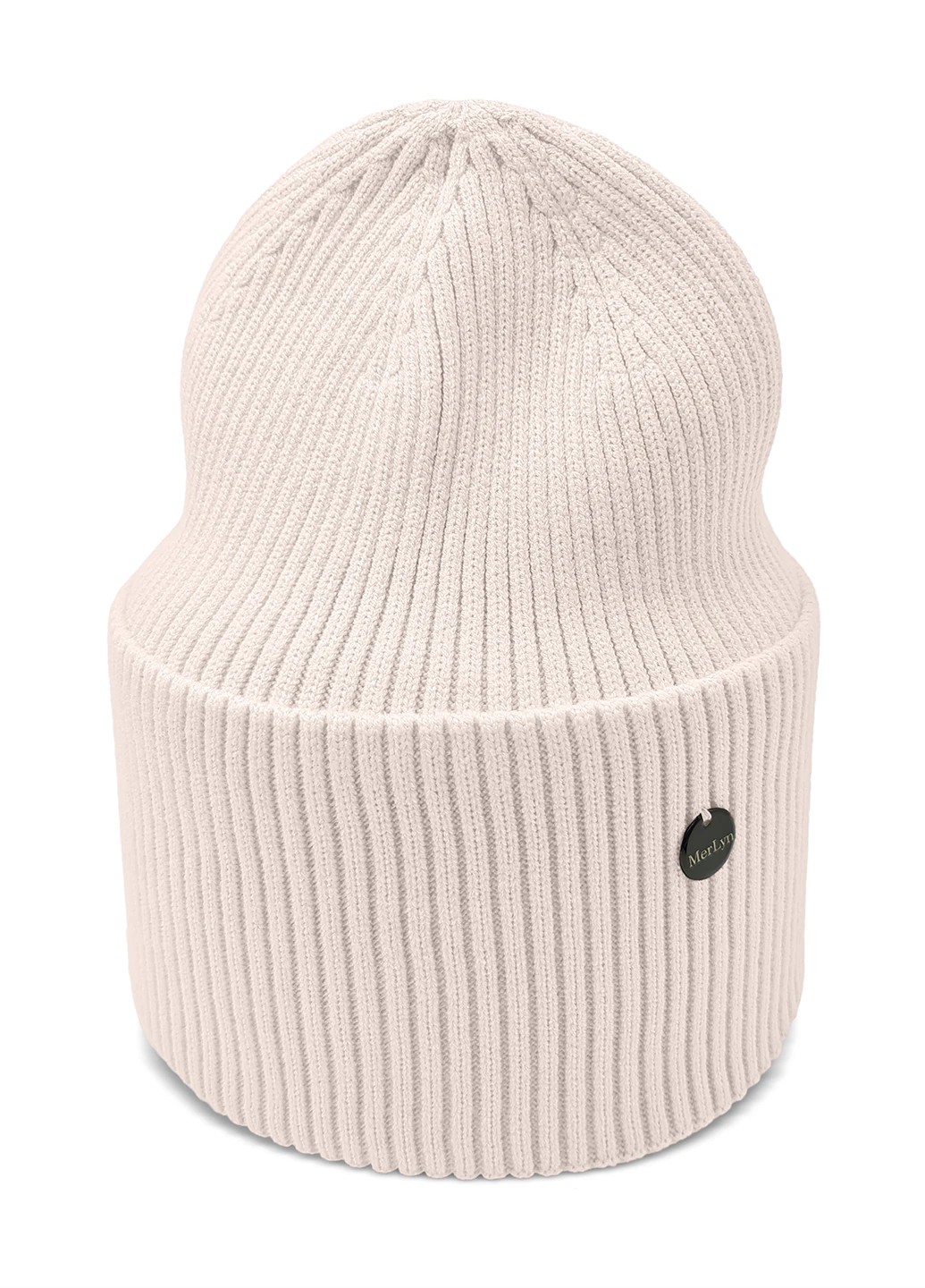9057 В’язана шапка "Мілена" Молочний 177 56-58р Anmerino (264389685)