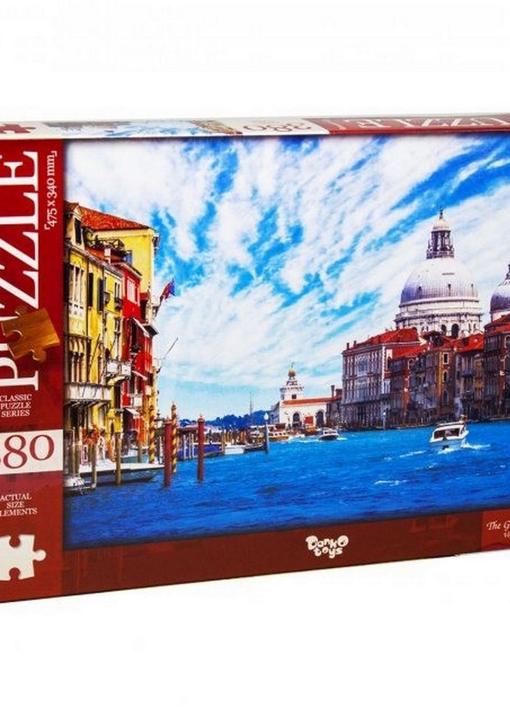 Пазл класичний C380-04-01-10, 380 ел (Гранд-канал, Венеція, Італія) Danko Toys (264392609)