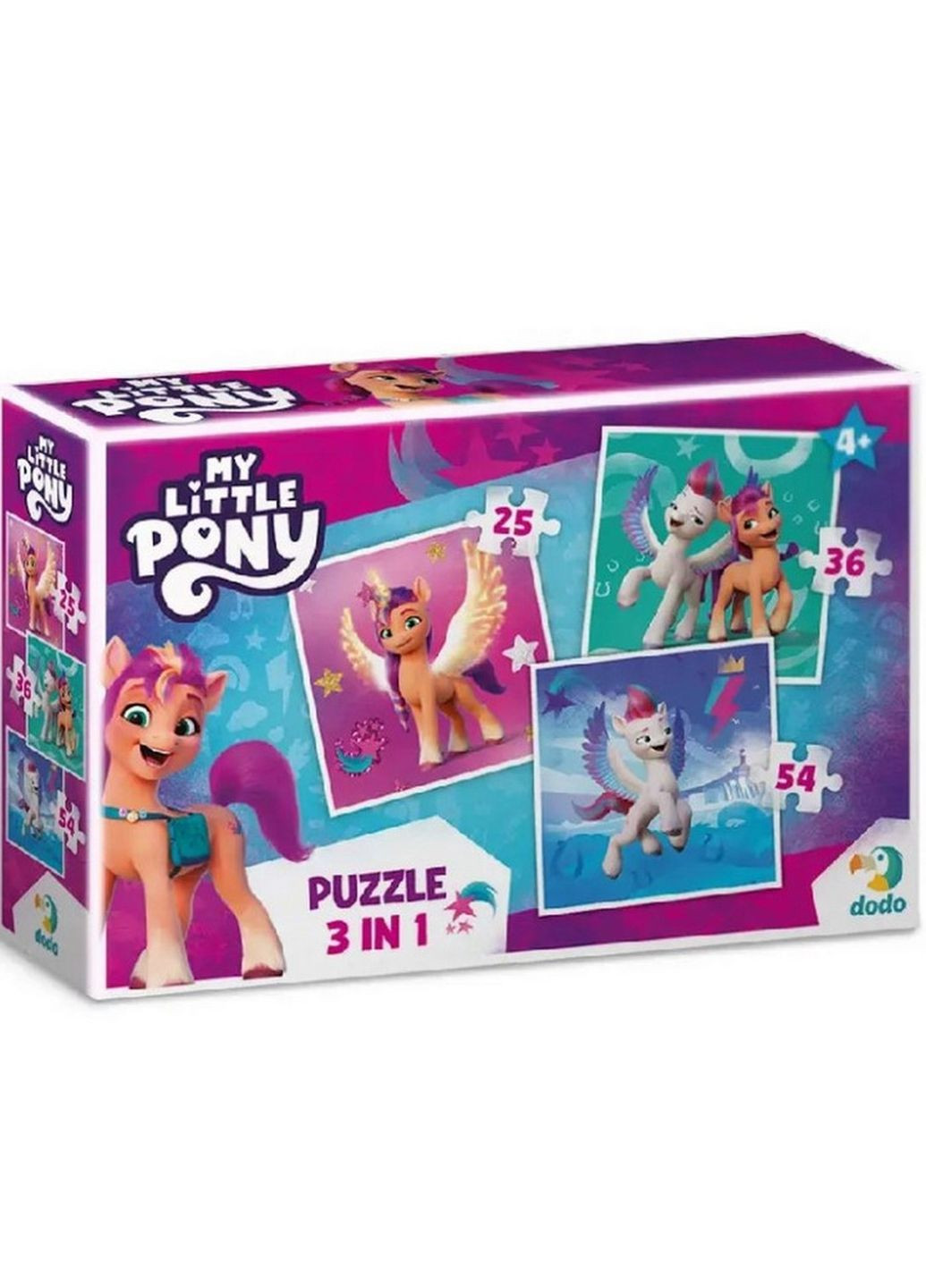 Детские Пазлы 3 в 1 My Little Pony "Зипп и Санни" DoDo 200384 DoDo Toys (264392646)