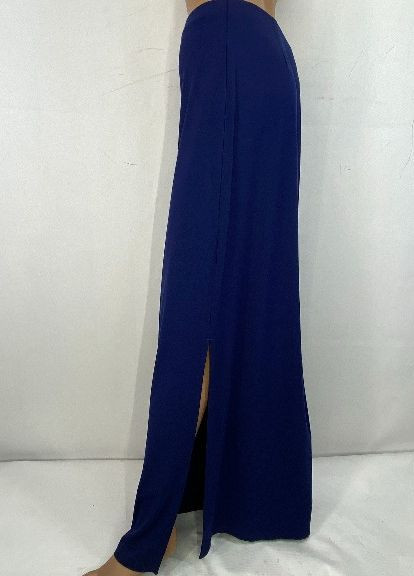 Синяя вечерний однотонная юбка Ralph Lauren карандаш