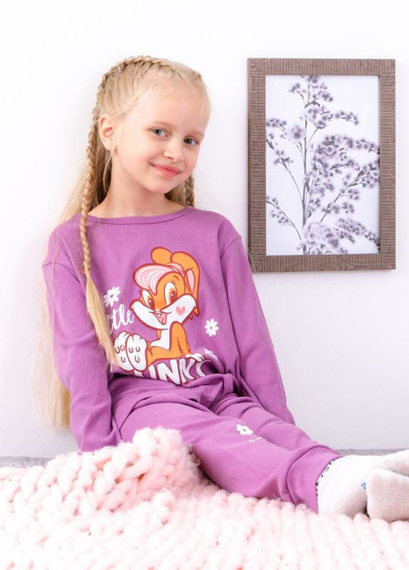 Фіолетова всесезон піжама для дівчинки Носи своє