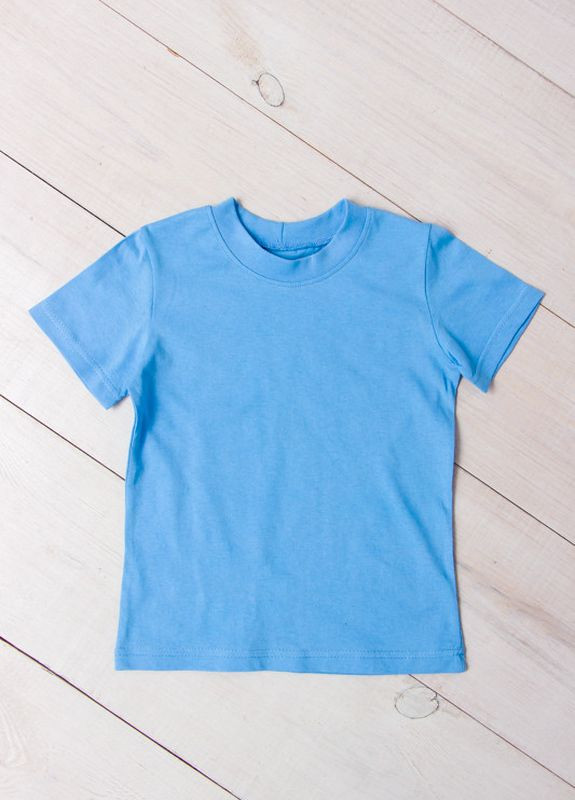 Голубая летняя футболка детская Носи своє